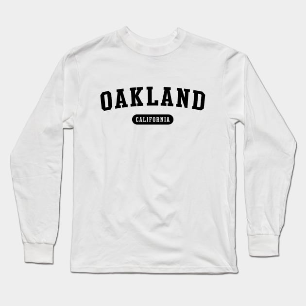 Oakland, CA Long Sleeve T-Shirt by Novel_Designs